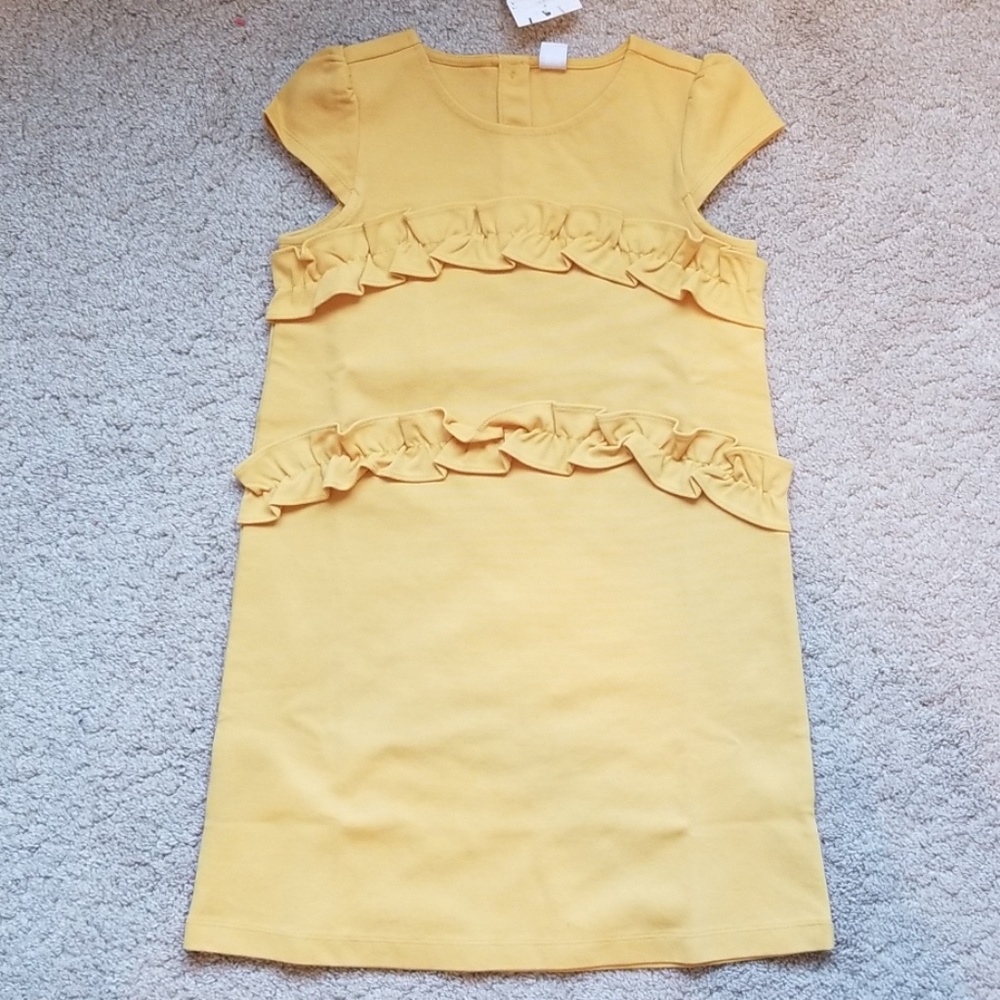 NWT Janie and Jack ponte ruffle dress sz 10